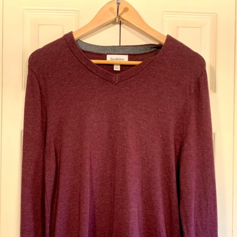 🌰 Goodfellow & Co Burgundy Crew